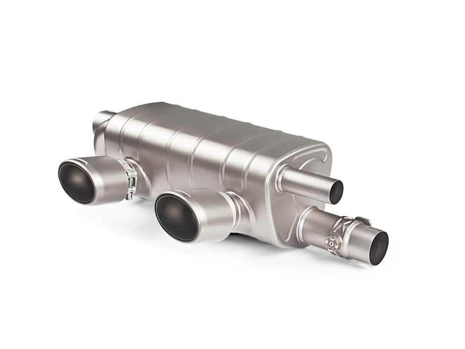 AKRAPOVIC S-PO/TI/5H Slip-On Line (Titanium) - for OE non sport exhaust for Porsche 911 Carrera / Cabriolet / Targa /S/4/4S/GTS (991.2) 2016