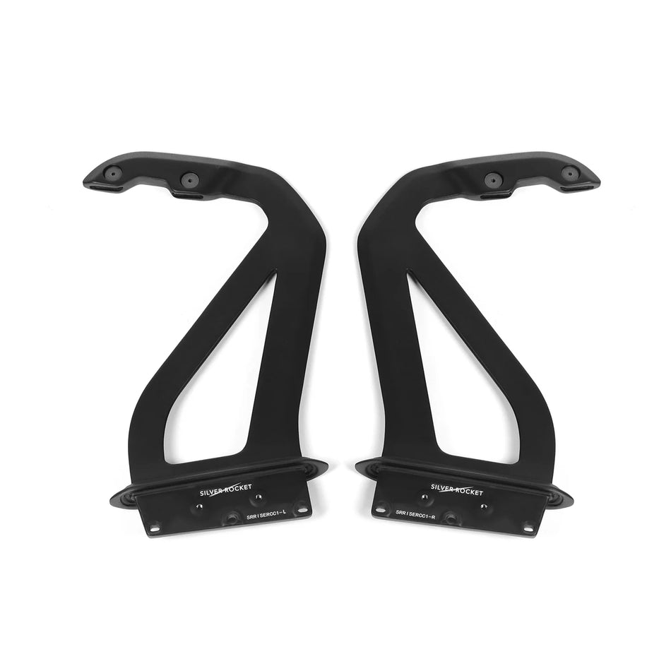 SILVER ROCKET SR GT4 RS OEM ALUMINUM LOOK 3-INCH CC-1 WING RISER [PORSCHE 718 GT4 RS]