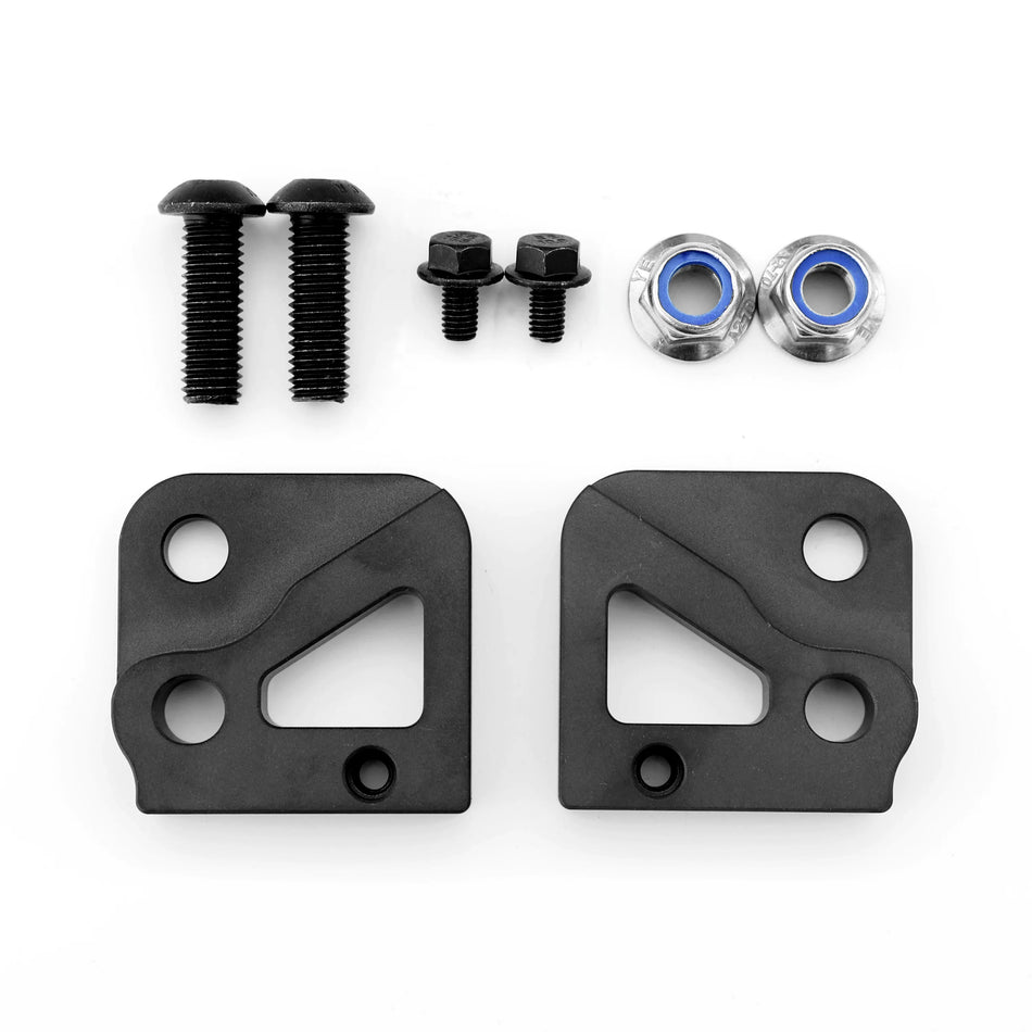 SILVER ROCKET SR PORSCHE LWB SEAT ANGLE ADJUSTER - TC4 TITANIUM [PORSCHE 718 GT4 RS, 991 GT3 RS, 991 GT2 RS]