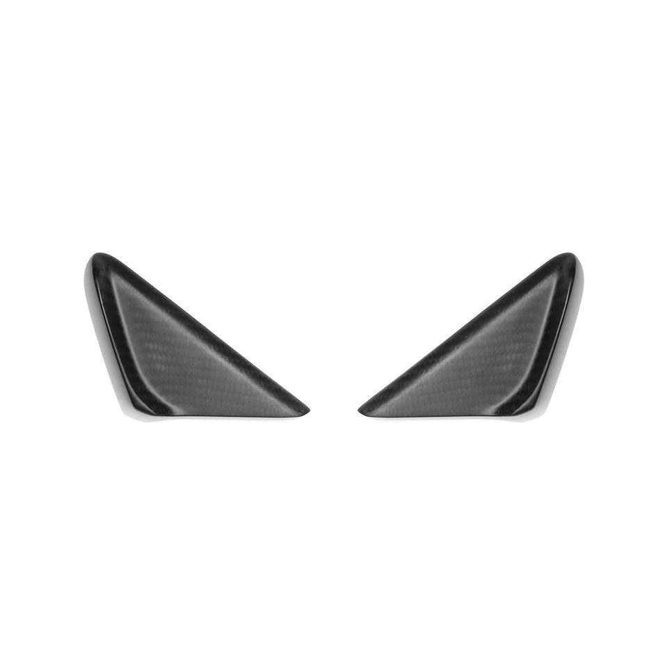 SILVER ROCKET SR DRY CARBON FIBER ANTI WIND BUFFETING KIT (LEFT&RIGHT) [PORSCHE 718 Cayman GT4 RS]