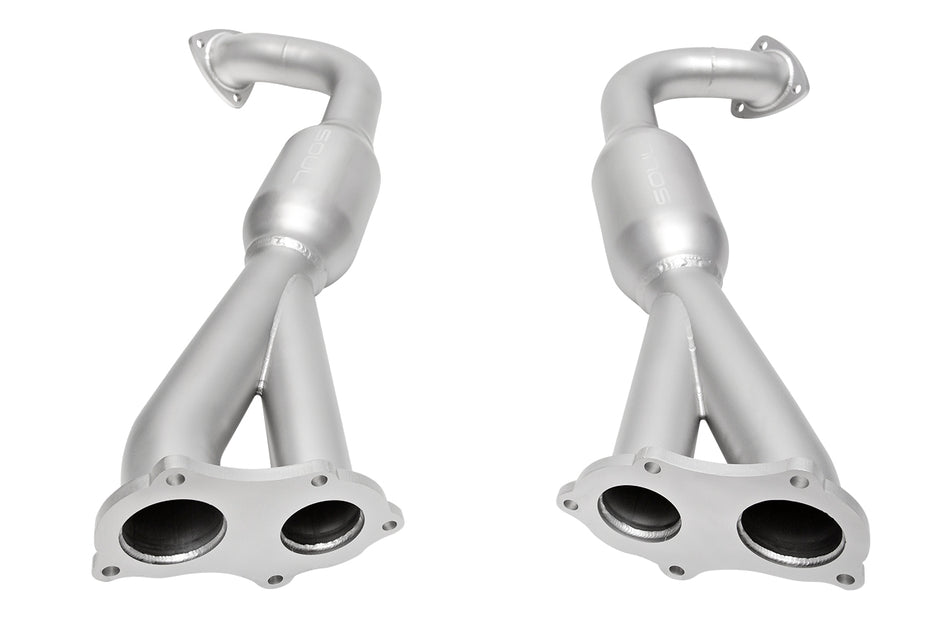 SOUL PERFORMANCE Porsche 718 GT4 / Spyder / GTS 4.0L SOUL Resonated Over Axle Pipes