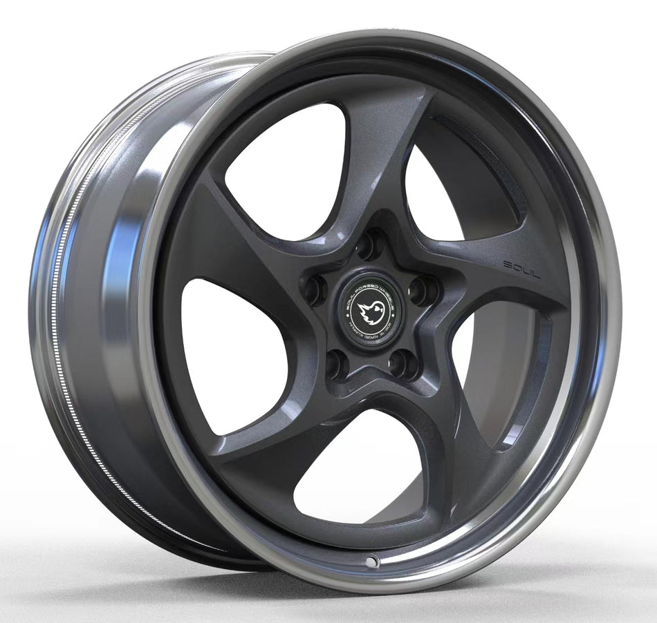 SOUL FORGED T2B2-2 Lightweight Wheel Set - Porsche 991 Turbo, 4, GTS (5-Lug)