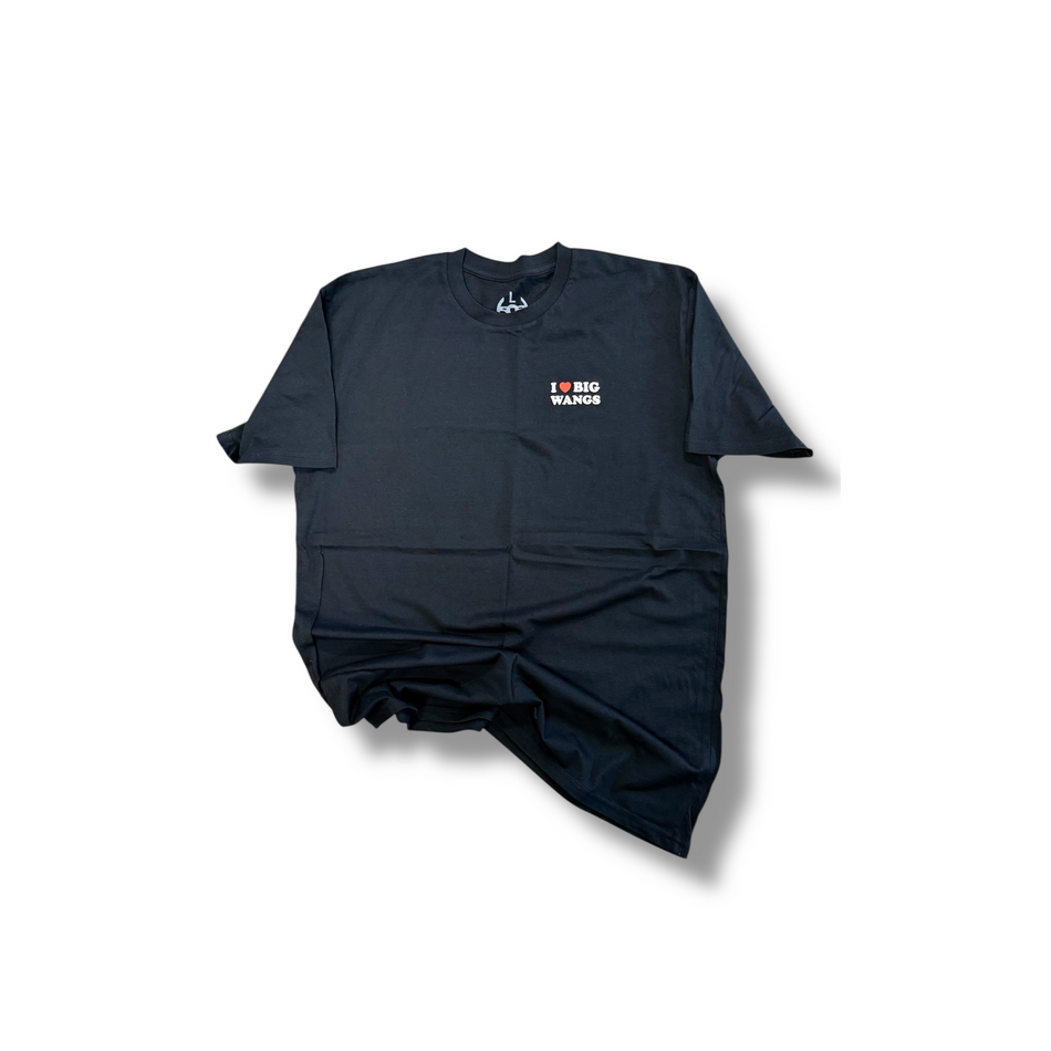 Drivers Choice Men's "I LOVE BIG WANGS" Short Sleeve Crew Neck T